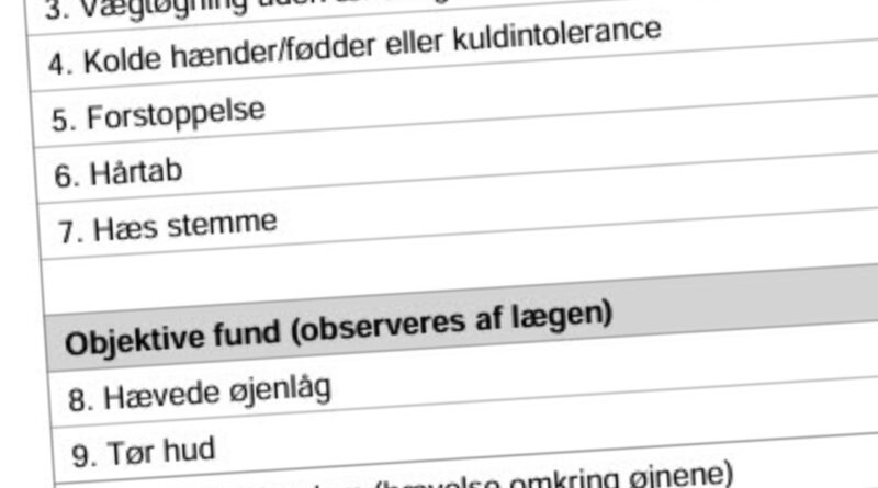 normale blodprøve stadig symptomer